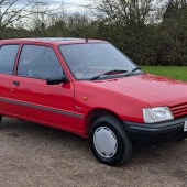 This 1992 Peugeot 205 1.1 could make for the perfect starter classic. Showing 54,000 miles and with a fresh MoT, it appears in fantastic condition and includes its original Clarion head unit. It’s offered without reserve, and could prove to be a bargain