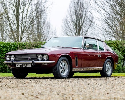 This stunning 1974 Jensen Interceptor has always been garaged and has seen minimal use since a comprehensive restoration in 2009. A recent recommissioning included a fuel system rebuild and new rear pinion seal, which serves to make the £18,000–26,000 estimate look very tempting