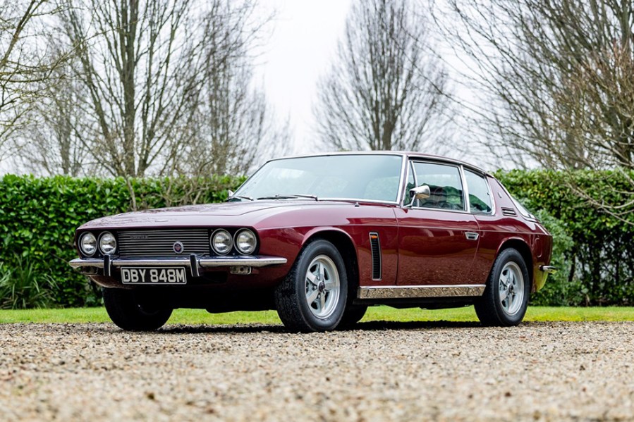 This stunning 1974 Jensen Interceptor has always been garaged and has seen minimal use since a comprehensive restoration in 2009. A recent recommissioning included a fuel system rebuild and new rear pinion seal, which serves to make the £18,000–26,000 estimate look very tempting