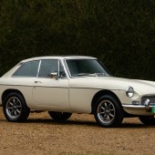 This 1980 MGB GT is certainly non-standard, wearing chrome bumpers, but the main alteration is under the skin: it boasts an electric drivetrain from a Jaguar i-Pace, offering 120bhp and a 100-mile range. Reportedly costing more to convert than its £18,000–24,000 guide price, it could tempt a city dweller