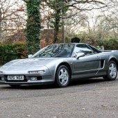 Thought to be driven by Ayrton Senna on the 1991 Suzuka press launch, this Honda NSX Automatic was recently imported from Japan and includes extensive history. Sporting an ‘NSX’ private plate and immaculate black leather interior, it’s guided at £44,000–50,000