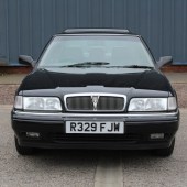 A top-spec Sterling model with just 35,000 miles on the clock and sporting a lovely grey leather interior, this 1997 Rover 825 sold for £3200 plus premium