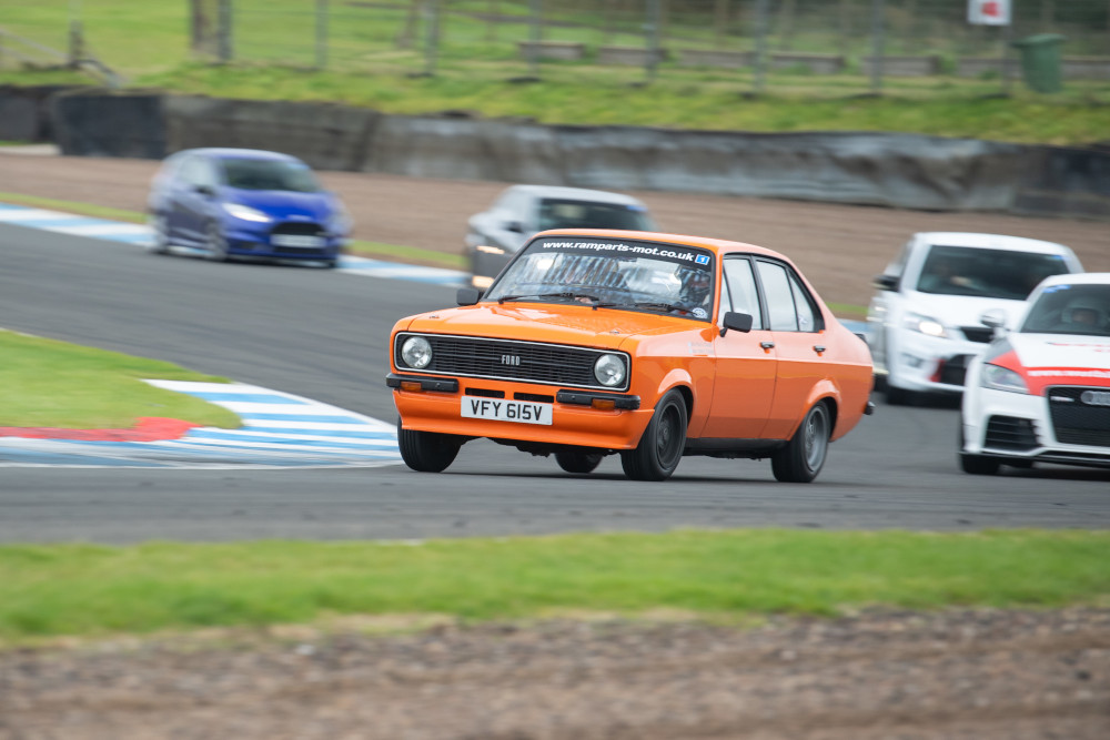 Classic Fords on track at Knockhill