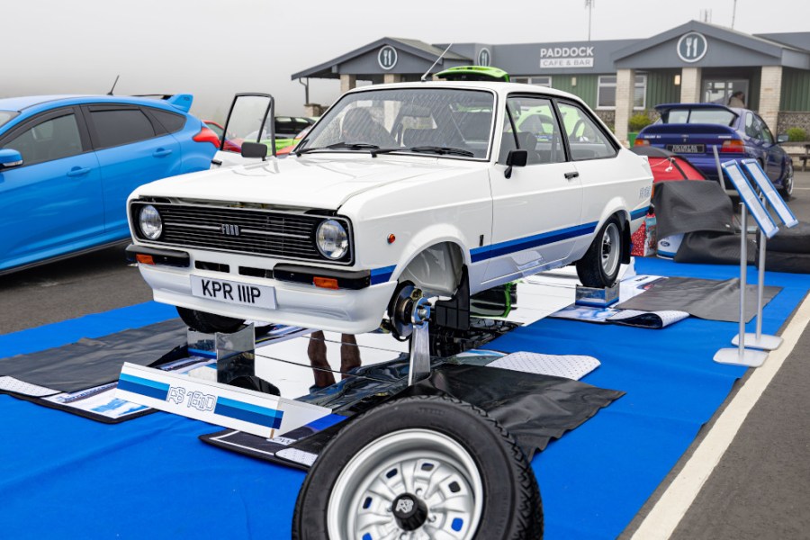 Mk2 Escort on display at Scottish Ford Live