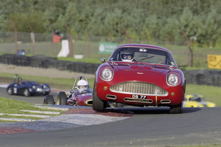 Aston Martin racing at Knockhill