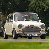One of 10 ‘Madgewick’ Mk1 Minis built and tuned by long-established historic racing specialist Swiftune, this 1963 car is the sole example based on a genuine Cooper S. Beautifully presented, it came as little surprise that it sold for a hefty £49,667