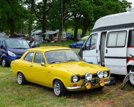 Camping at classic Ford Show