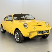 Believed to have been built in 1967, this Mini Marcos boasts an upgraded 1275cc A-Series with twin-Dell’Orto 40 carbs, a stainless-steel exhaust and seemingly very tidy fibreglass bodywork. It’s guided at £10,000-£14,000