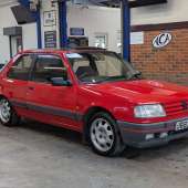 Dry-stored for 13 years before retrieval and some mechanical recommissioning last year, this 1992 Peugeot 309 GTI was said to require some tidying before being pushed into use, but still flew past its £2750-£3750 guide to sell for £5724