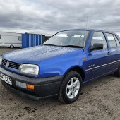 Family-owned since 1997, this 1995 Volkswagen Golf Mk3 1.4 boasts extensive history and evidence of money spent, as well as just 63,000 miles on the clock. Potentially a perfect daily-driver classic, it’s guided at just £1000–1500