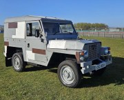 Wearing its ‘Berlin Camouflage’ well, this 1978 Land Rover Series 3 Lightweight was in military service until 1995 and boasts overdrive and a roll bar. Seemingly tidy throughout, it carries a £4750–5500 guide