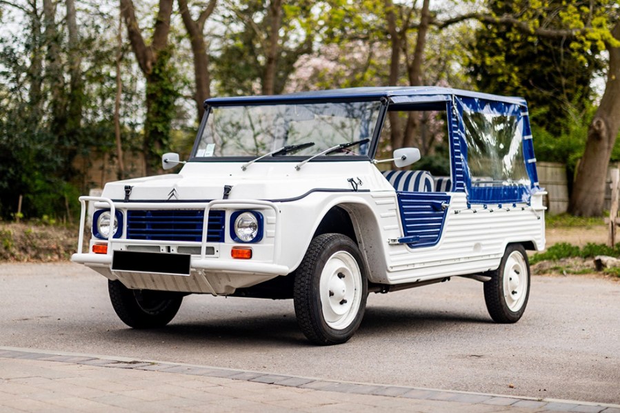 This charming 1979 Citroën Mehari was imported by the vendor in 2020 and is thought to have been restored given its exemplary condition, which saw it sell for £14,300