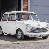This 1965 Mini 850 was the first car worked on by Mark ‘Elvis’ Priestley on Wheeler Dealers. Boasting an untouched original interior and extremely smart bodywork, it’s guided at £14,000-£18,000