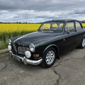 Boasting an upgraded B20 engine, this lovely 1967 Volvo Amazon 123GT looked smart on Minilite-style wheels and wore original Volvo spotlights. It was estimated at £7500-£8250 but went on to sell for £9782