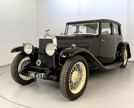 The oldest vehicle in the sale is this1933 Alvis Firefly Sports Saloon. Beautifully restored, it features a 1.5-litre petrol engine mated to a newer five-speed gearbox, and is very smart throughout. It’s estimated at £16,000-£20,000