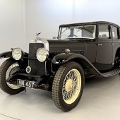 The oldest vehicle in the sale is this1933 Alvis Firefly Sports Saloon. Beautifully restored, it features a 1.5-litre petrol engine mated to a newer five-speed gearbox, and is very smart throughout. It’s estimated at £16,000-£20,000