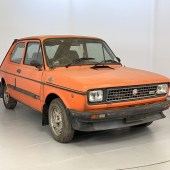 Now a real rarity, this 1979 Fiat 127 Sport shows just 17,000 miles and looks to be a very good project. It’s said to be not too rotten under the grime, and is offered without reserve