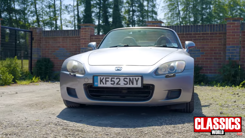 front shot of a Honda S2000