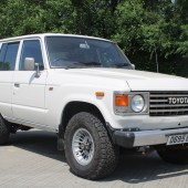 Joining an earlier BJ40 model in the sale is this 1986 FJ60 model with a 4.0-litre diesel motor. It’s covered a hefty 233,000 miles, but is said to present very well. It’s estimated at £7000-£8000