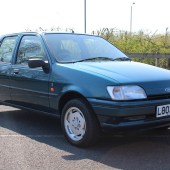 There are three blue Mk3 Ford Fiestas in the sale, and we think this could be a hidden gem. Powered by a 90bhp 1.6-litre Zetec motor, this 1994 Ghia has covered just 22,500 miles and had just one owner until last year. It’s estimated at £2500-£3500