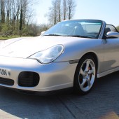 Standing out among several 911s in the sale is this 996-generation Carrera 4S convertible. A desirable manual car, it’s covered just 30,000 miles and comes with a hardtop, justifying the £25,000-£30,000 guide price
