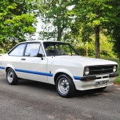 An estimated £160,000-£180,000 might seem like a colossal figure for a Mk2 Ford Escort, but this is no ordinary example. One of 109 RS1800s built, this one was once a Ford press car, and has covered a mere 24,186 miles – 50 of them since a rebuild to better-than-new standards