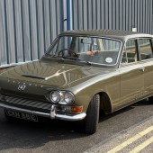 Dating from 1965, this Mk1 Triumph 2000 looks superb sat on a set of Minilite-style wheels. Its green exterior is complemented by a green leather interior, and it’s said to have been well-maintained and thoughtfully cared-for, making the modest £3500–£4500 estimate look tempting