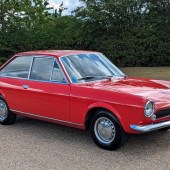 One of several Fiats in the sale, this very tidy Fiat 124 Sport is resplendent in red with a black interior and was imported to the UK from Italy in 2021. The car has been subject to much recent expenditure and is now expected to change hands for £7000-£8000