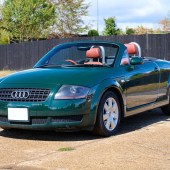 Offered without reserve, this green Audi TT Convertible has been imported from Japan and looks to be in very tidy condition. The 2003 example boasts the desirable Baseball leather and shows the equivalent of just 30,000 miles
