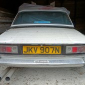 Driven into the barn in 2008 and left with the roof down and the keys in the ignition ever since, this 1975 Stag came in desirable manual overdrive spec but was a non-runner. Offered with a hardtop, it made £5500