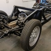 A 1961 example of the rare MGA ‘Deluxe’ featuring disc brakes and knock-off wheels, this was a left-hand drive car imported in 1988 and most of the restoration work and RHD conversion had already been completed to a high standard. Unregistered and without a chassis plate, it still made £17,000