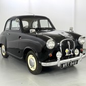 You can’t fail to have fun in an A35 and this one was a charmingly original 1957 example with a big history including handwritten logs from long-term previous owners. It was hammered away for £3000