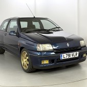 Owned by the vendor for the last 12 years, this Clio Williams was number 112 of the sought-after first series and was a nice original car with good history, hammered away for £9000