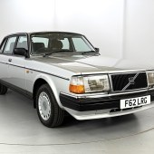 This 1989 Volvo 240GL was a superbly original example supplied by the local Volvo dealer and with just four keepers since. Showing just 72,000 miles, it was hammered away for £5500