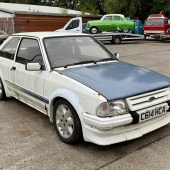 After 25 years on the vendor’s driveway, this Series 1 Escort RS Turbo was looking sorry for itself but crucially was complete. The potential value of a fully restored car explains the £7750 hammer price