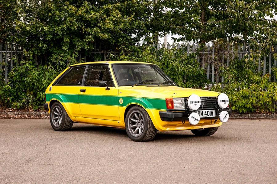 Built by Tolman Motorsport at a cost of more than £200,000, this 1981 Talbot Sunbeam Lotus has been built homage to the original rally cars, but using current technology. It’s now an advanced 265bhp track weapon, and is estimated at £140,000-£165,000