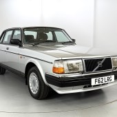 This looks to be the nicest Volvo 240 we’ve seen in some time. A 1989 GL saloon, it shows just 72,000 miles and looks to be in exemplary condition inside and out. This show-standard example of the stalwart Swede carries a £5000-£7000 estimate