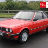 This 1984 BMW E30 320i is a rare Baur cabriolet model that predates the launch of BMW’s own fully open version. Looking smart in red and MoT’d until next March, it’s expected to change hands for a tempting £5500-£6500
