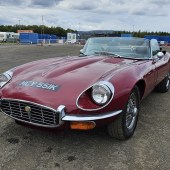 Supplied new in London before going abroad and being reimported in 2023, this early Series 3 E-Type V12 roadster from 1971 was one of a bumper selection of Jaguars to be offered in the sale. In smart condition and boasting a manual gearbox, the car beat its £33,000-£35,000 guide to make £37,088