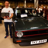 Simon McNamara with his 1983 VW Golf GTi Mk1