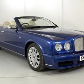 One of just 131 right-hand drive cars built, this 2006 Bentley Azure Convertible looks great in Moroccan Blue with a Parchment leather interior. It shows just under 39,000 miles and comes with its private registration, helping to justify the £60,0000-£70,000 estimate