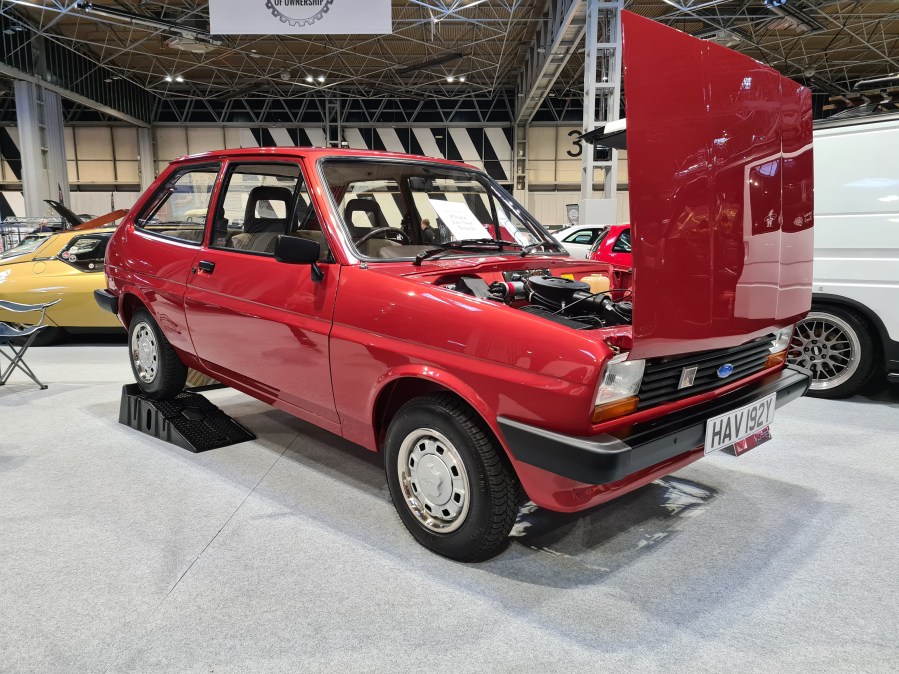 Will Wilson bought a 1964 Mk1 Cortina at auction while awaiting his daughter’s birth, the car’s registration coincidentally bearing her initials. Restored to factory spec, it debuted at the 2024 show, won awards, served as Will’s wedding car – and it’s now being kept for his daughter’s big day having won third place