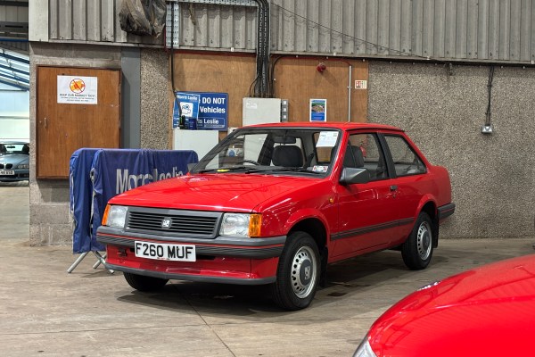 This 1989 Vauxhall Nova Merit two-door saloon had been parked up in 1992 due to the owner’s ill health before being recommissioned last year with four new tyres, a new timing belt and a fresh MoT. Showing just 1688 miles, it sold close to its upper guide for £5280
