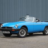A very tidy example of the later rubber-model, this 1979 MGB roadster looks great in Pageant Blue and benefits from a five-speed Mazda MX-5 gearbox conversion. It’s only had five owners from new and is expected to change hands for a modest £4000-£5000