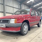 Looking smart in Mexico Red, this five-door Vauxhall Nova 1.2L showed a mere 21,500 miles from new and had been virtually unused between 2007 and 2023. The 1988 example sold mid-estimate for a £4290 – a very robust result.