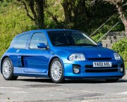 One of just eight UK cars finished in Iliad Blue, this 2002 RenaultSport Clio V6 Phase I shows just 2456 miles. It’s been diligently maintained as evidenced by the detailed history file, and is estimated at £75,000-£85,000