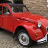 This 1986 Citroën 2CV6 Special comes from the stable of a serial 2CV owner has been on trips abroad to France and Spain. It's had plenty of work done over the past seven years by a 2CV specialist, including a new hood, and is estimated at £4500-£5500.