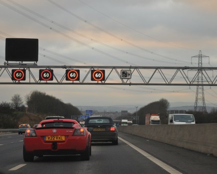 Roadworks speed limit