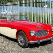 Owned by its current custodian for over 20 years, this 1957 Austin-Healey 100/6 has been painstakingly restored and can be driven, but requires some minor jobs to finish it off. The car retains its original registration number and is expected to fetch £30,000-£35,000.