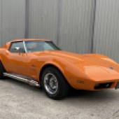 Corvette fans will be spoiled for choice, with two C3 models featured for sale. This orange 1974 car packs a big-block LS4 V8, (very loud) side pipes and a desirable manual gearbox. It’s guided at £20,000–£25,000.